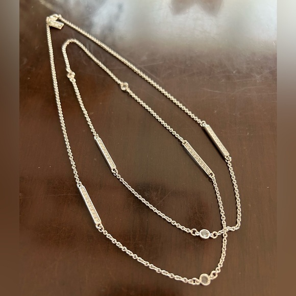 Kate Spade Silver Necklace - Picture 1 of 6